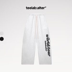 ￼Quần Nỉ Teelab Alter Oversize Nỉ In Lụa Teddy Star Collection Unisex PS127